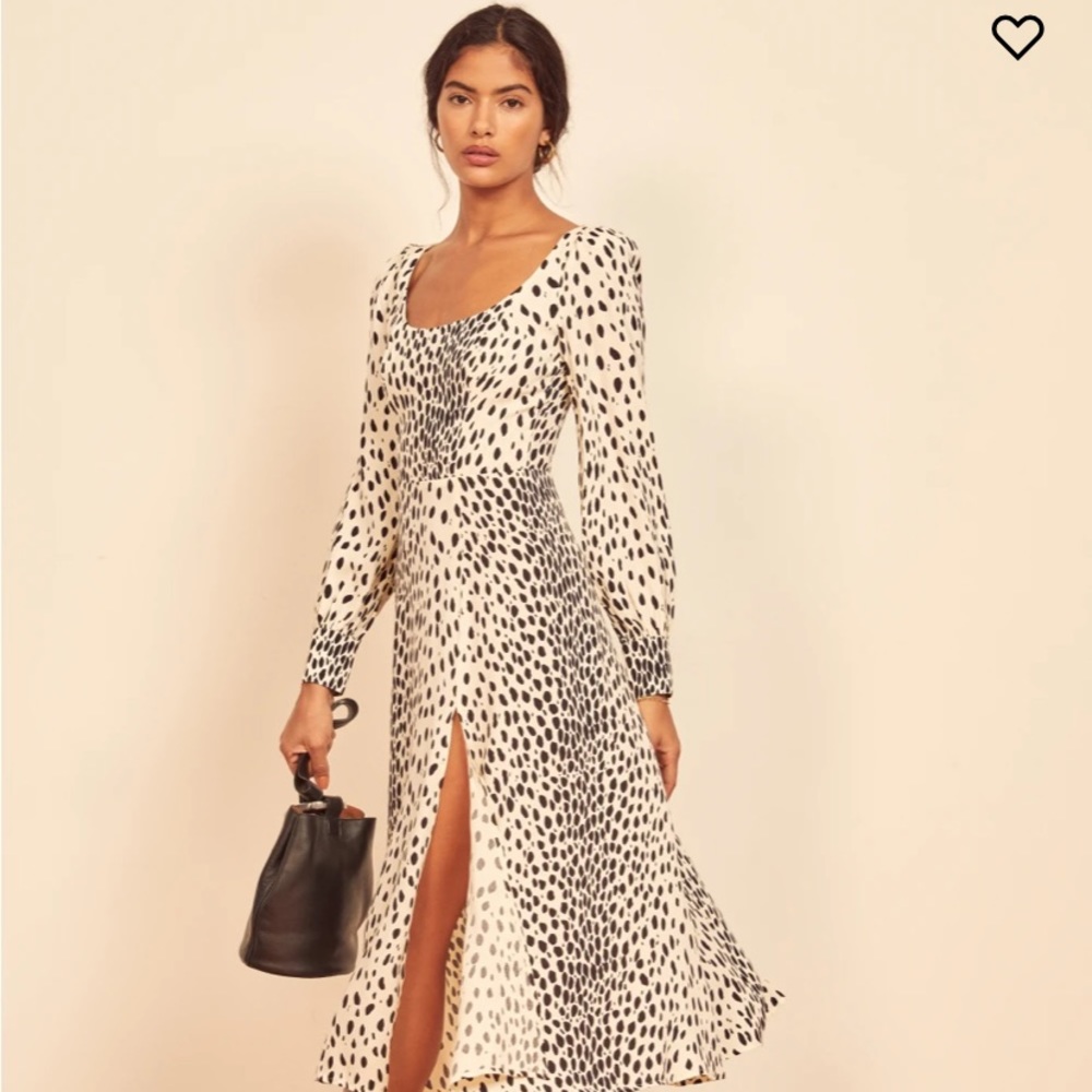 Long Sleeve Cheetah Dress